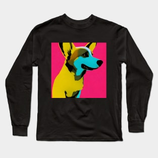 Colorful Corgi Long Sleeve T-Shirt